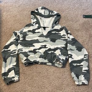 Camp crop sweatshirt